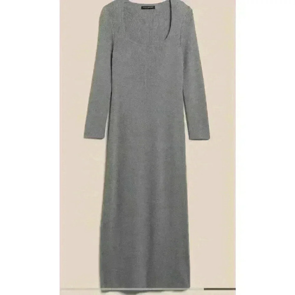 Banana Republic Scoop-Neck Midi Dress - Picture 2 of 14